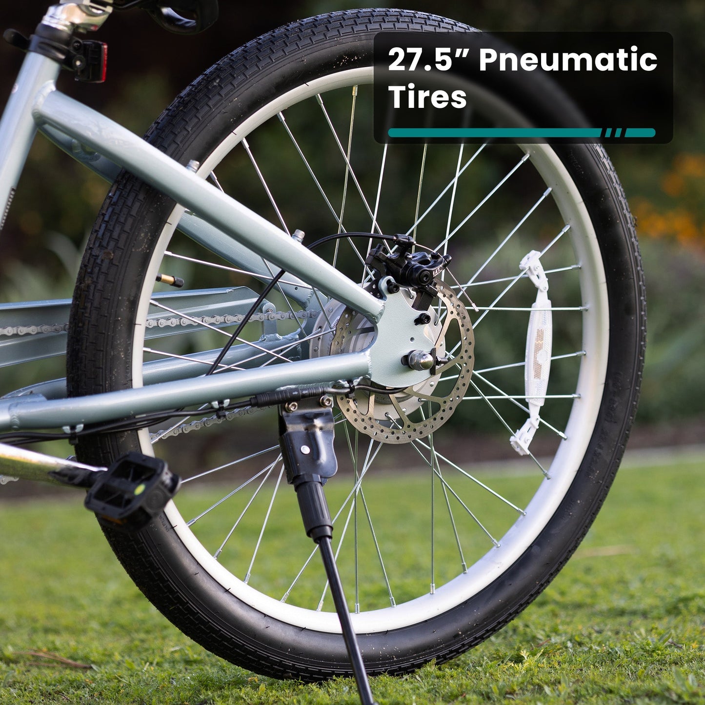 GOTRAX Aeroluxe Electric Beach Cruiser Bike: Stylish, Comfortable, Power-Assisted Rides