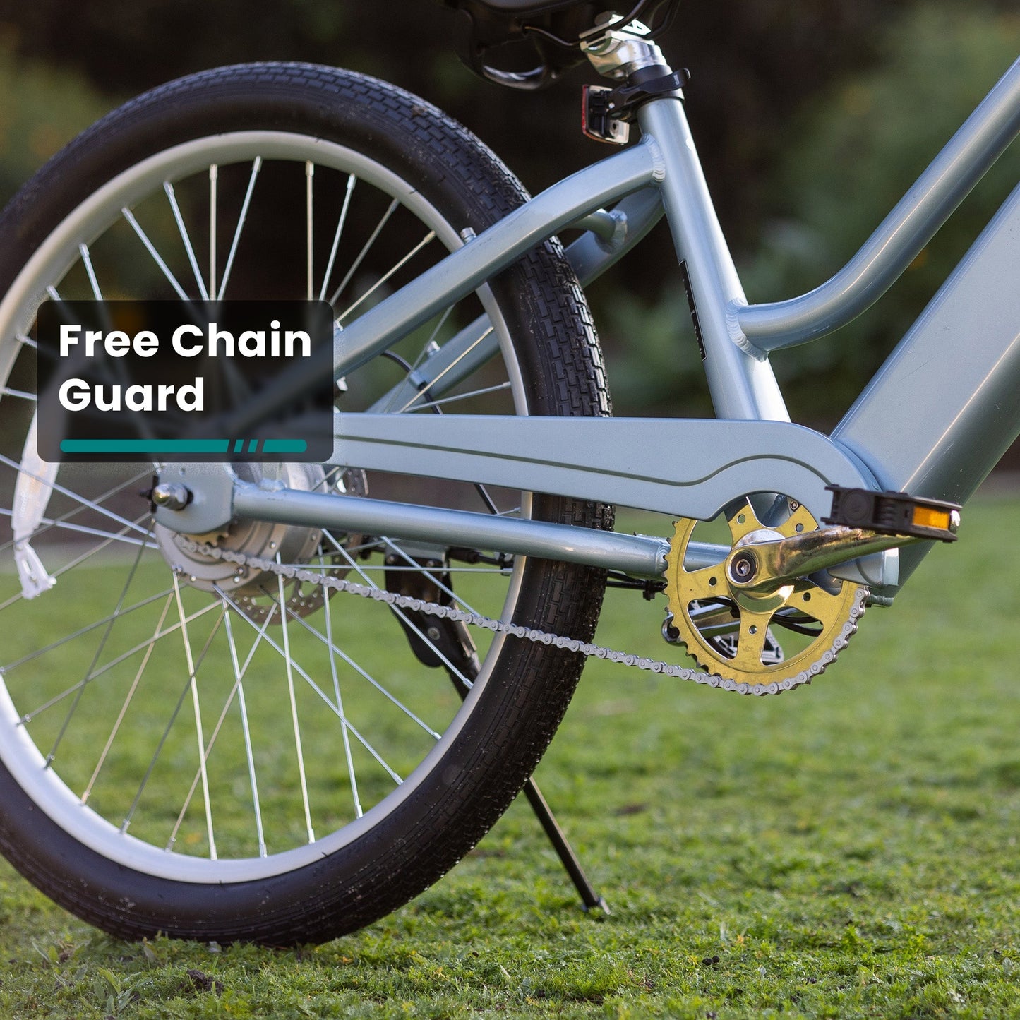 GOTRAX Aeroluxe Electric Beach Cruiser Bike: Stylish, Comfortable, Power-Assisted Rides