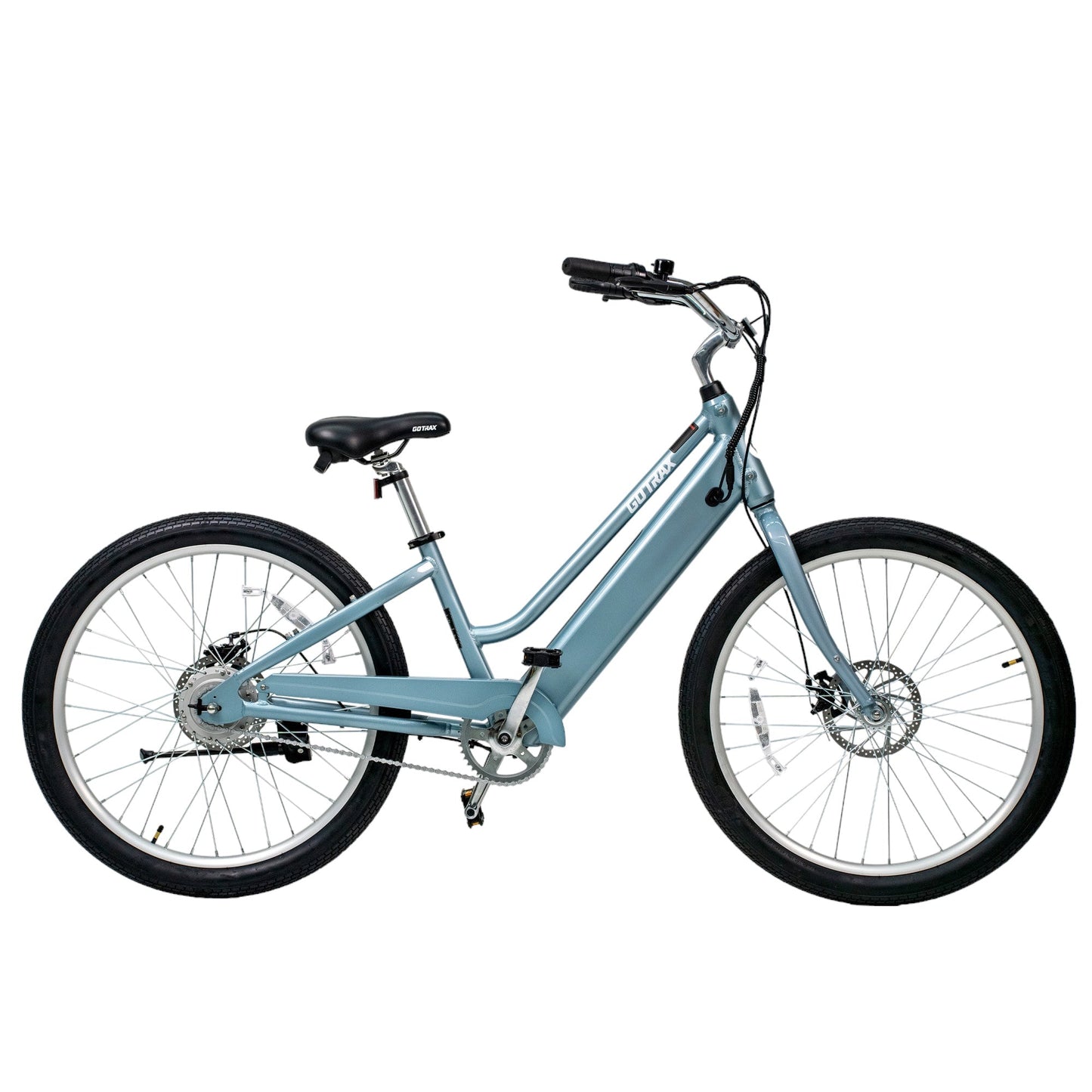GOTRAX Aeroluxe Electric Beach Cruiser Bike: Stylish, Comfortable, Power-Assisted Rides