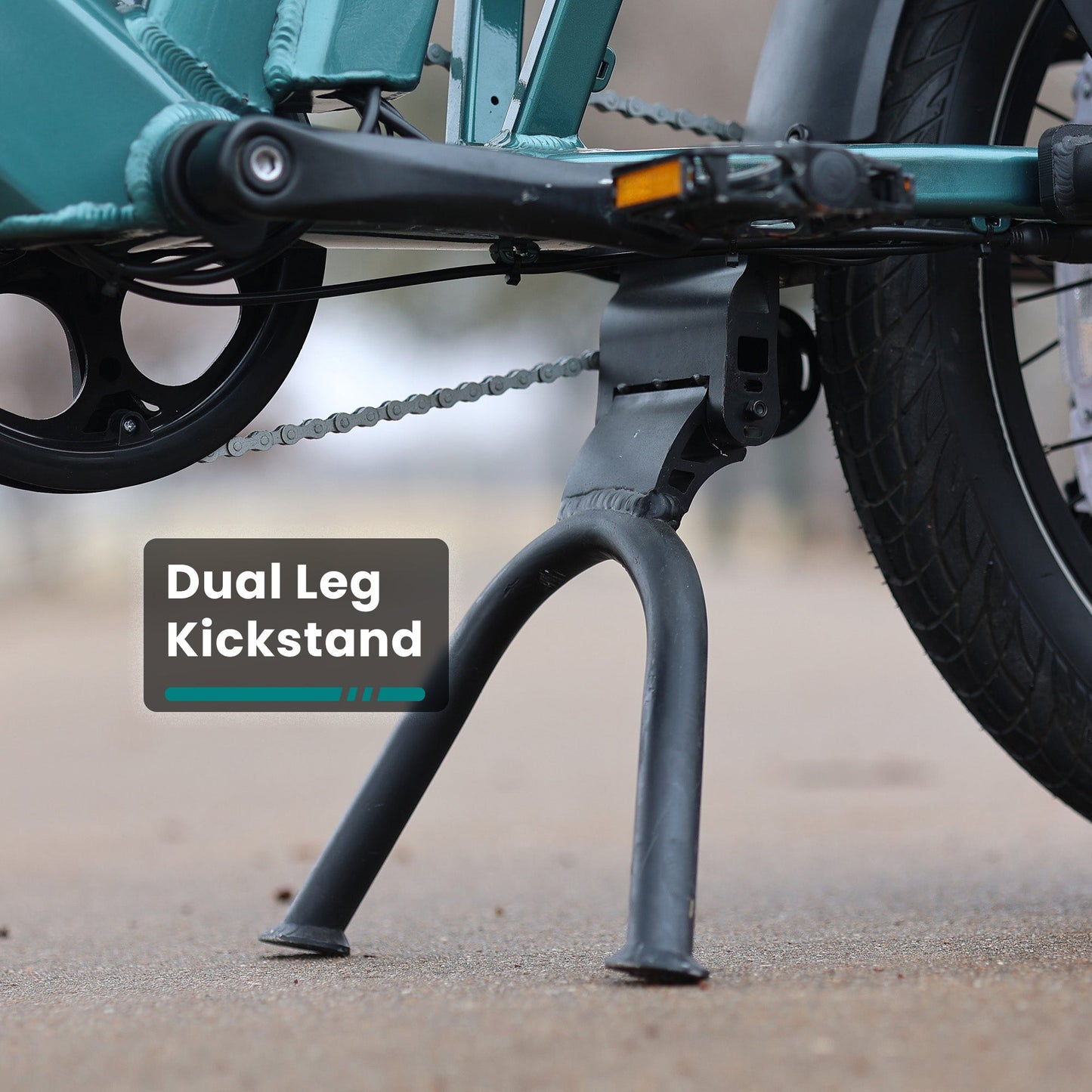 GoTrax Porter Electric Cargo Bike: Integrated Rear Rack, Versatile Commuter E-Bike