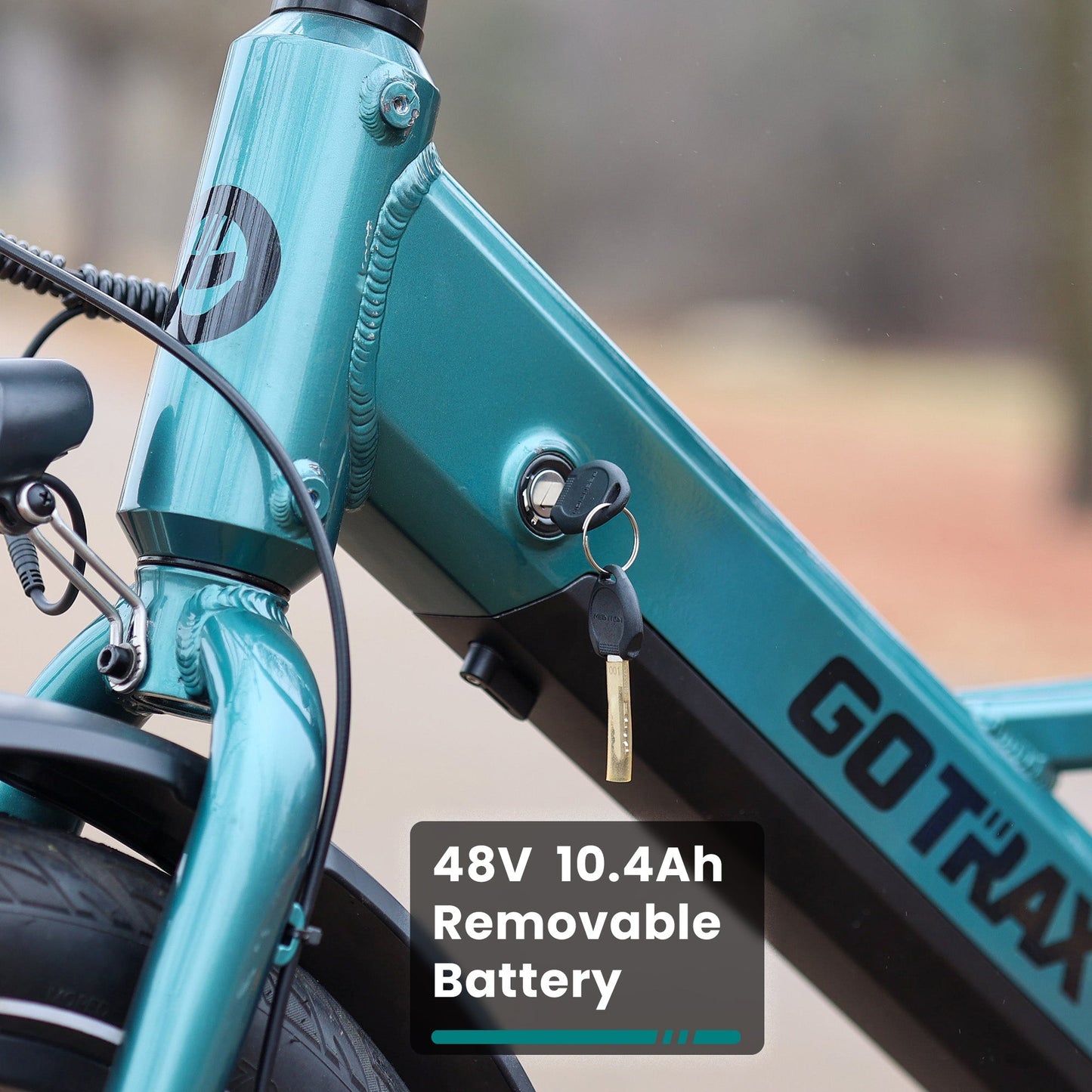 GoTrax Porter Electric Cargo Bike: Integrated Rear Rack, Versatile Commuter E-Bike