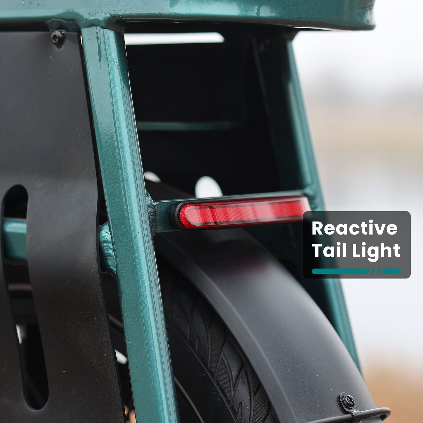 GoTrax Porter Electric Cargo Bike: Integrated Rear Rack, Versatile Commuter E-Bike