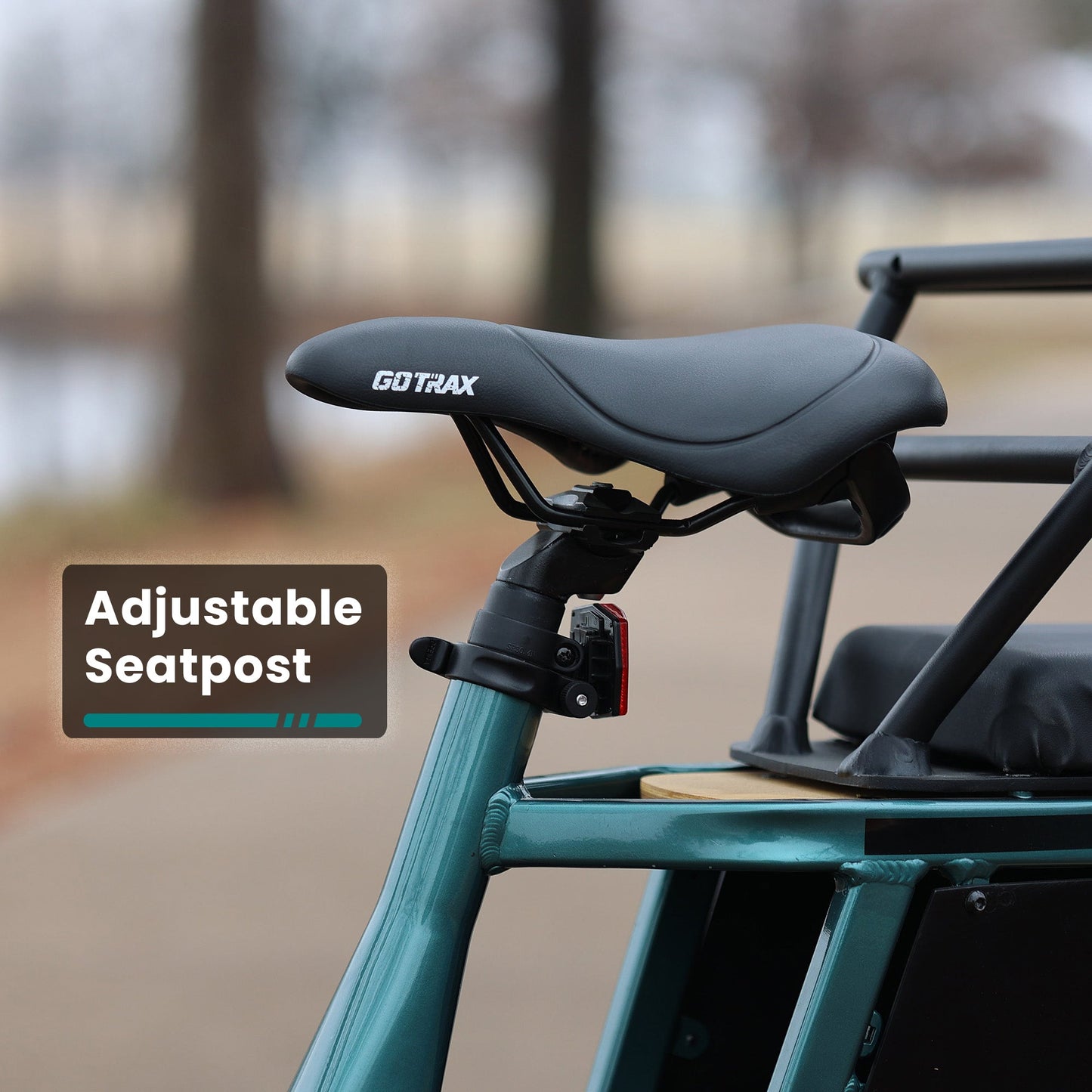 GoTrax Porter Electric Cargo Bike: Integrated Rear Rack, Versatile Commuter E-Bike