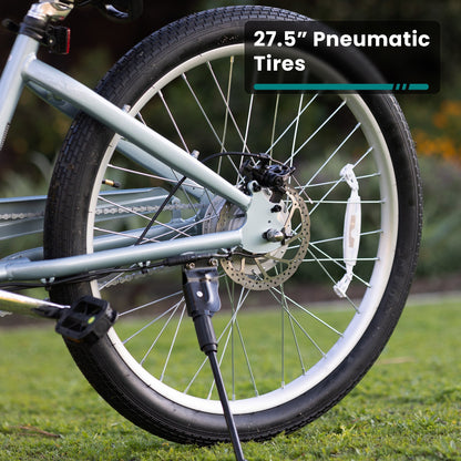 GOTRAX Aeroluxe Electric Beach Cruiser Bike: Stylish, Comfortable, Power-Assisted Rides