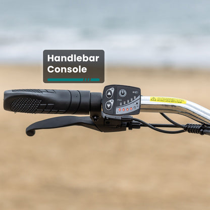 GOTRAX Aeroluxe Electric Beach Cruiser Bike: Stylish, Comfortable, Power-Assisted Rides