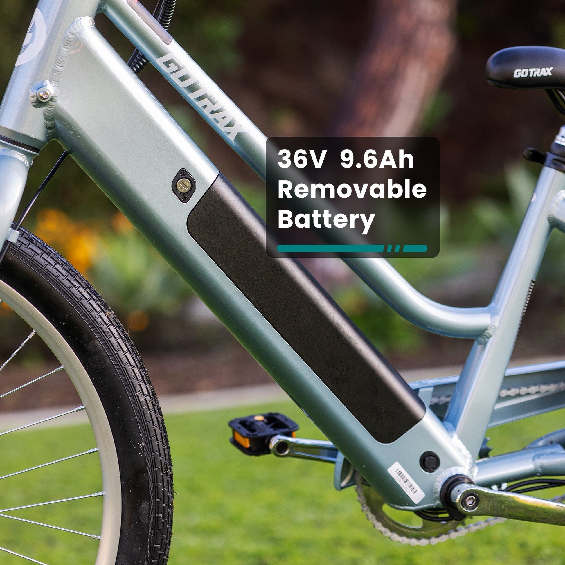 GOTRAX Aeroluxe Electric Beach Cruiser Bike: Stylish, Comfortable, Power-Assisted Rides