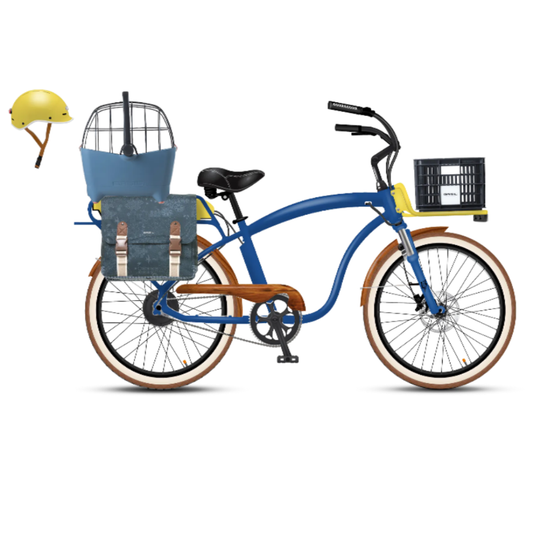 Electric Bike Co. Model C - Blue Warrior Bundle image 0