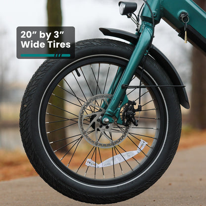 GoTrax Porter Electric Cargo Bike: Integrated Rear Rack, Versatile Commuter E-Bike