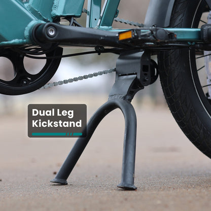 GoTrax Porter Electric Cargo Bike: Integrated Rear Rack, Versatile Commuter E-Bike